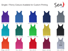 SEA LP011 Spandex Singlets Blank