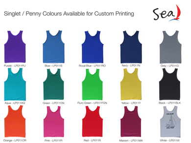 SEA LP011 Spandex Singlets Blank
